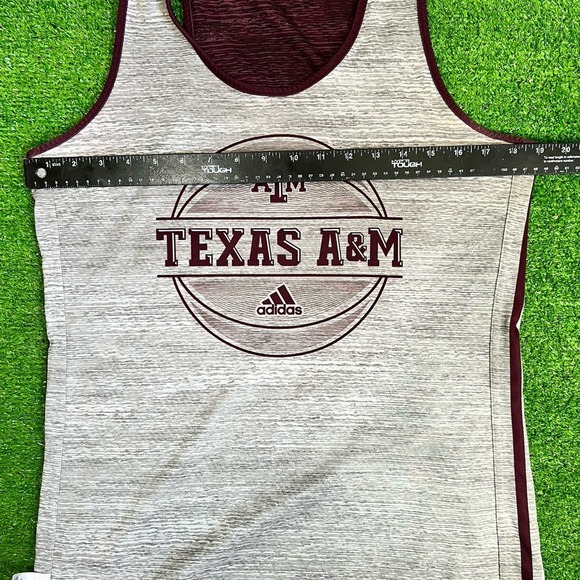 Texas A&M Team Issue Practice Jersey Med. Aggie Basketball Reversible Adidas EUC - Picture 6 of 8